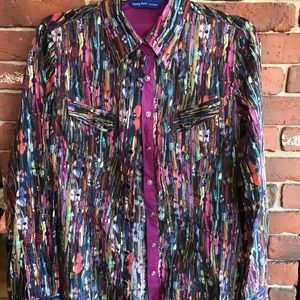 George Roth multi colored shirt